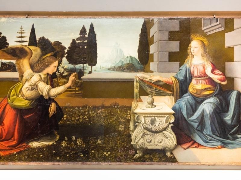 annunciation_uffizi gallery